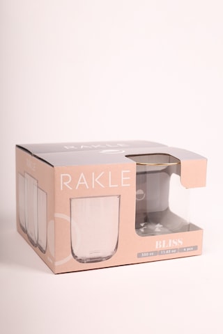 Rakle Bliss Gold 4'lü Su Bardağı Seti 350 Cc Renkli