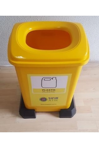 Sıfır Atık Geri Dönüşüm Atık Kovası Plastik Atık 50 Lt