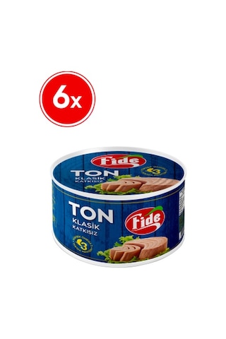 Fide Klasik Ton Balığı 6 x 1705 G Fide Klasik Ton Balığı 6 x 1705 G