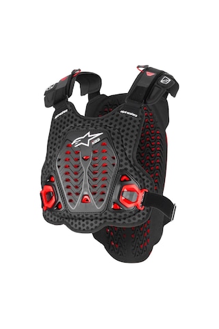 Alpinestars A-5 Plasma Üst Gövde Koruma Siyah Beyaz Kırmızı