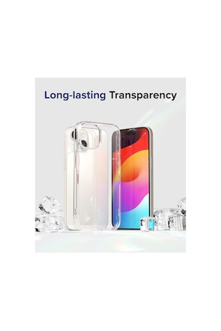 Apple İphone 15 Plus Uyumlu Kılıf Kamera Korumalı Sararma Karşıtı Clear Silikon Şeffaf Kılıf Çok Renkli