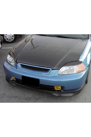 Honda Civic İes Typer Ön Ek Karlık Plastik Mat Siyah 1996 1997 1998 Makyajsız Kasa Karlık+bodykit+ek