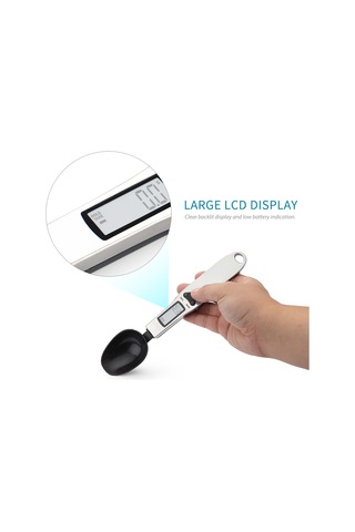 Konesam Siyah Dijital Kaşık Terazi 0.1g Hassasiyetli, Lcd Ekranlı, Tare Fonksiyonu, 4 Ölçü Birimi G, Oz, Gn, Ct , Mutfak Ve Pastane İçin Ev Kullanıma Uygun Diğer