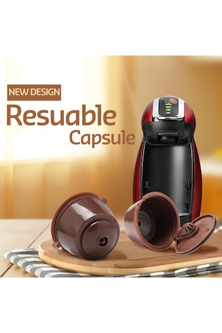 Siyah İ Cafilas Dgpnc03 Dolce Gusto Nescafe Cırcolo,genıo 2,mını Me,mını,melody İçin Crema Kahve Kapsül Filtresi Yeniden Doldurulabilir 3pcs
