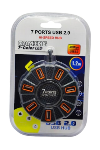 Hadron Hdx7035 7port Usb Coklayacı 2.0 1.2mt