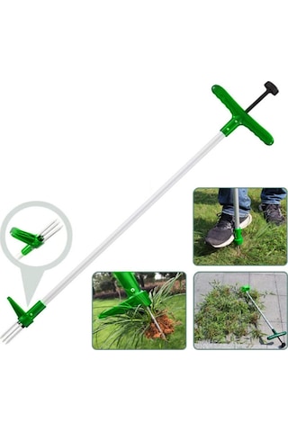 Maiyame Ev Çim Ve Ot Kaldırma Aleti, İki Bölüm Alüminyum Boru, Abs+pp Malzeme, Kolay Kullanım, Bahçe Araçları