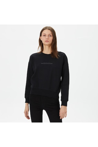 Columbia Bar Split Kadın Siyah Günlük Sweatshirt 9250007010 Siyah