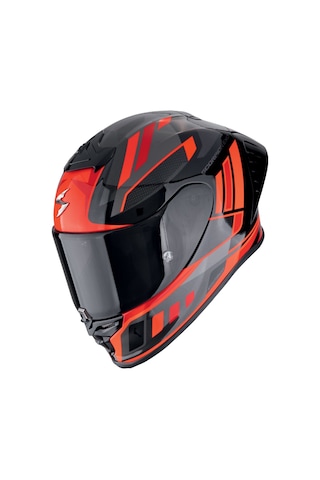 Scorpion Exo R1 Evo Iı Air Vital Spor Motosiklet Kaskı Siyah Gümüş Kırmızı Siyah
