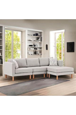 Armin Akıllı Köşe Koltuk Takımı & Modern Modüler Yataklı Köşe Takımı - Antrasit