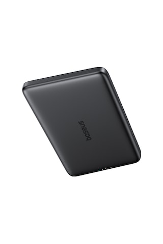 Baseus Picogo 0.3'' Ultra İnce 5000mah Magsafe Kablosuz Powerbank, Siyah Siyh