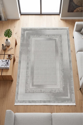 Merinos Vista Gri Renk %100 Akrilik Yumuşak Dokulu Salon Oturma Odası Halısı 79323-95