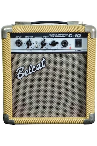 BELCAT G-10YL MODEL 10 WAT SARI RENK GİTAR-SAZ AMFİSİ