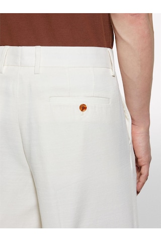 Sisley %100 Pamuk Yırtmaç Detaylı Regular Fit Bermuda Şort Erkek Krem Şort - 325p4gj0s9018 Ekru