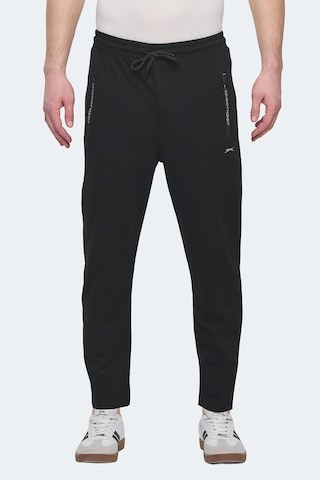Slazenger Olı In Erkek Fermuar Cepli Siyah Eşofman Altı Siyah