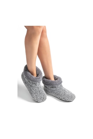 Twigy Comfy Kadın,Garson Boy Ev Botu Gri 36/41 AA0813 Gri