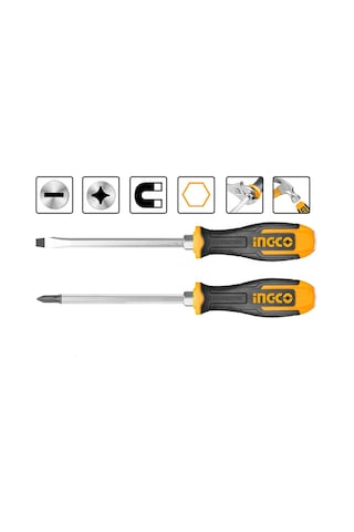 Ingco  HSGT680208  2'li Darbeli Tornavida Seti