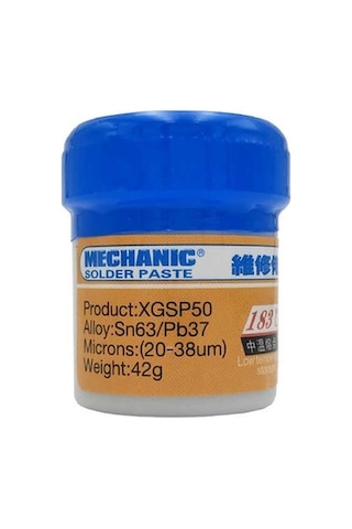 Krem Sıvı Lehim Mechanic Solder Paste 42 GR XGSP50 183 Derece