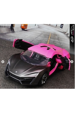 Jada Lykan Hypersport 253292000 Pink Slips Serisi Model Araba 1:32 Çok Renkli