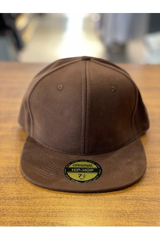 Hamze Hip Hop Snapback Rapper Basket Cap Şapka Unisex Kahverengi