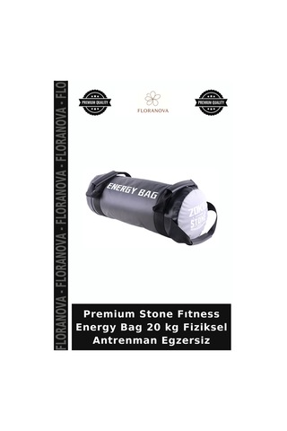 Premium Stone Fıtness Energy Bag 20 Kg Fiziksel Antrenman Egzersiz