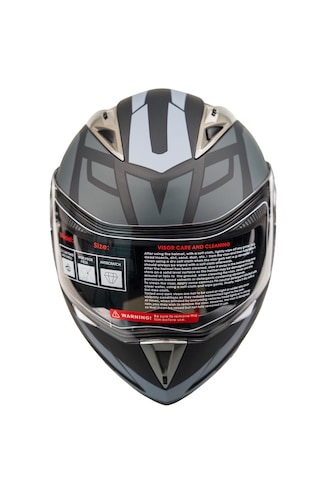 Helmets JK20 - 902 Çene Açılır Güneş Vizörlü Motosiklet Kaskı Gri Mavi