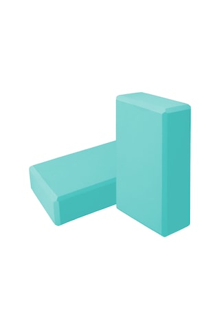 Mufunye Eva Yoga Blokları Seti: Esneklik Ve Denge İçin İdeal Spor Ekipmanı, 2'li Paket Mavi