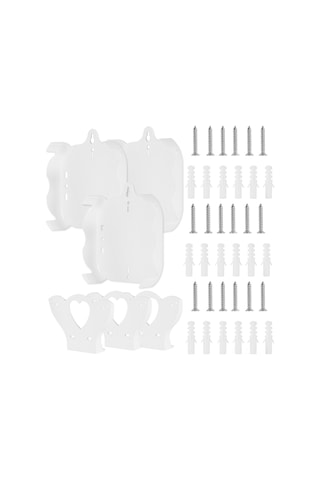 Hombey Eero Wi-fi Sistemi İçin Duvar Tutucu, 3'lü Paket - Signal Gücü Artırır, Çocuk Ve Evcil Hayvanlardan Korur, Kolay Kurulum Beyaz