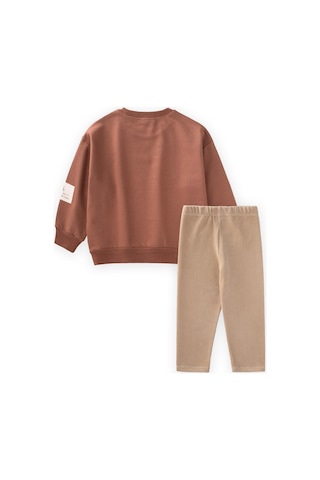 Cigit Sweatshirt Takım 2-10 Yaş A Kahve Kahverengi