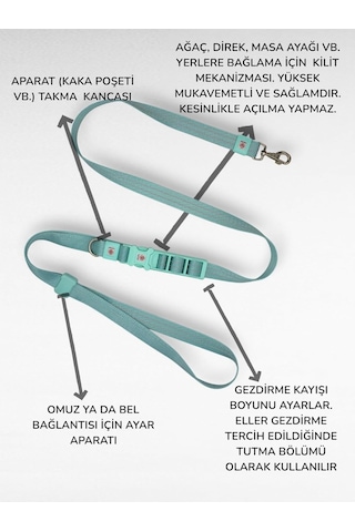 Caramelos Hands-free Eller Serbest Gezdirme Kayışı- Köpek Gezdirme Kayışı - Eller Serbest- Köpek Gezdirme İpi Genel