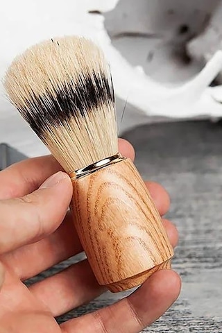 Yumuşak Sakal Tıraş Fırçası 1 Adet 10cm Yumuşak Sakal Fırçası Ahşap