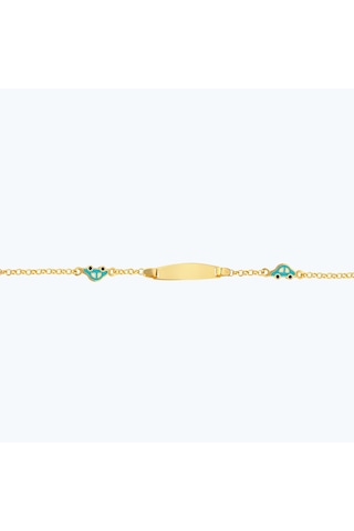 Altınbaş 22 Ayar Altın Çocuk Araba Künye Bjrbl0011-25925 Renkli