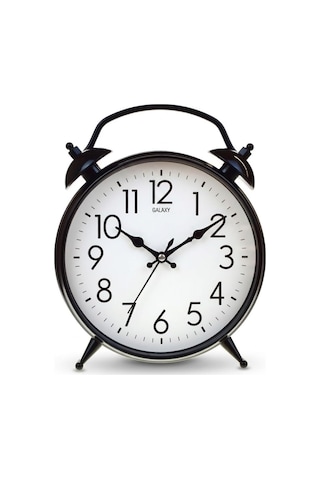 Modern Siyah Metal Duvar Saati, 30 Cm Büyük Boy, Sessiz Mekanizmalı, Dekoratif, Salon, Ev Ve Ofis İçin Çok Renkli 53816527
