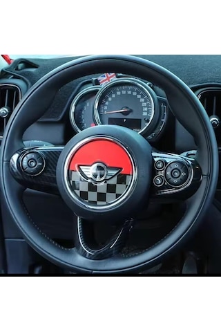 Mini Cooper F Serisi Uyumlu Direksiyon Göbeği Sticker Jcw F60 F55