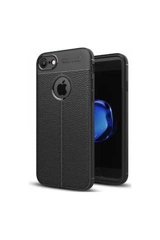 Apple Uyumlu iPhone 6 Kılıf Zore Niss Deri Desenli Silikon Kılıf