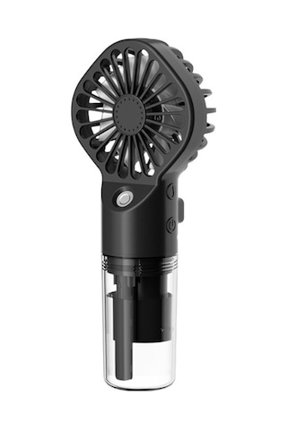 Black 1 Adet Taşınabilir El Sprey Fan, Su Püskürtme Su Buharlı