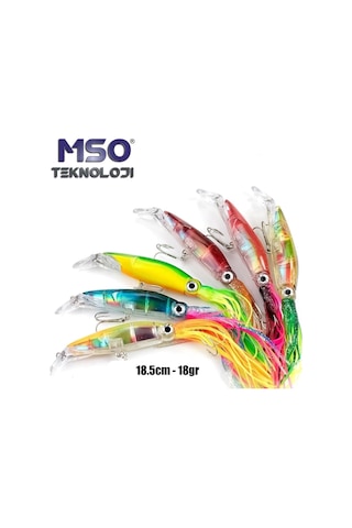 MSO VIP Kalite 18.5CM 18Gr Kalamar Minnow Rapala Yapay Yem