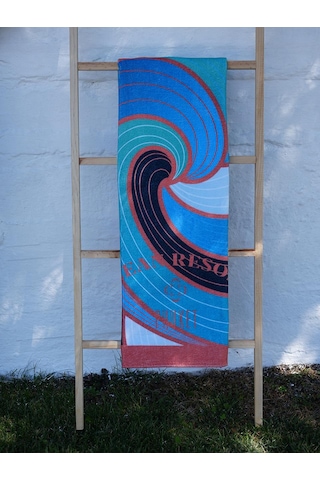 Kadife 100x180 Cm Desenli Modern Plaj Havlusu Baveno Desen003