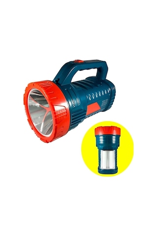Silver Projektör 15w Led Şarjlı El Feneri Ve X2 Tüp 26smd Led Çift Yönlü - 9009613805331ynt Çok Renkli