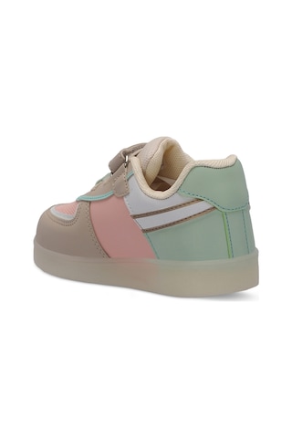 Slazenger PERLE Çocuk Cırt Cırtlı Bej Sneaker