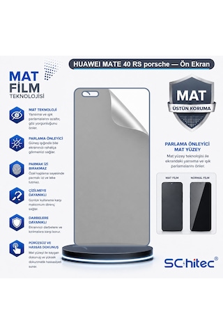 Mate 40 Rs Porsche Uyumlu Ön Yüzey Mat Hidrojel Ekran Koruyucu 89331048