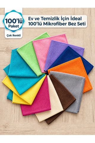 Magic Schine Microfiber Havlu Bez 40 40 Cm 10 Pk. 100 Adet