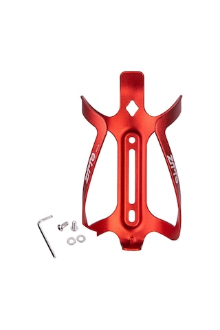 Ztto W316 Alüminyum Alaşımlı Bisiklet Şişe Tutucu Yol Bisikleti Su Şişesi Kafesi Braketi - Kırmızı