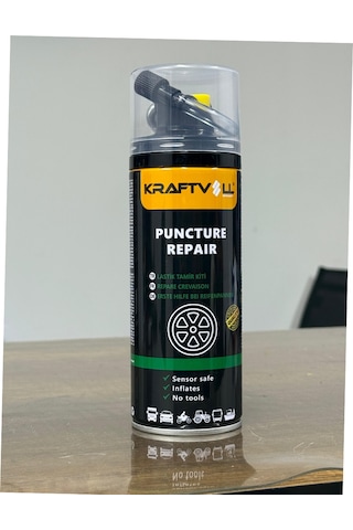 Ultra Profesyonel 400ml Lastik Tamir Kiti Ani Onarım Ve Güçlü Sızdırmazlık Performansı Xl Siyah