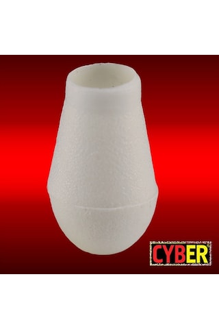 4 Mm Plastik Tel Tapası Beyaz