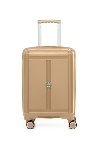Unisex Jmy8101.06 John May Pp Silikon Valiz Küçük Boy 57x35x25cm Vizon Vizon