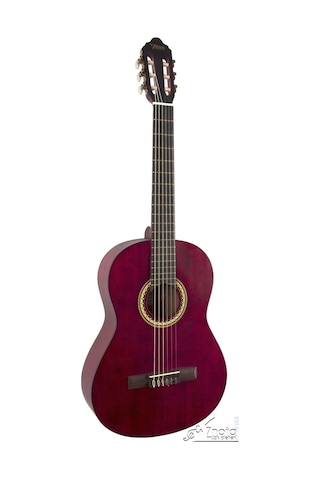 Valencia Vc204Twr Klasik Gitar - Şeffaf Şarap Kırmızı Mat