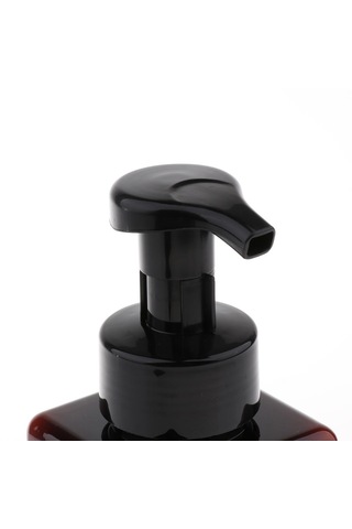 Suntek Sıvı Losyon Için Boş Plastik Kare Pompa Kahverengi Kahverengi