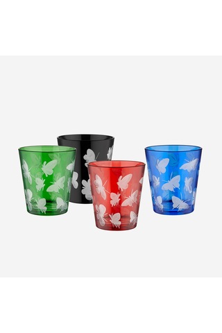 Siyah Cam Su Bardağı 345 Ml
