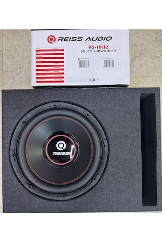 Rs-hk12 30cm Subwoofer Tek Bobin 1450watt 450rms Özel Spl Kabinli