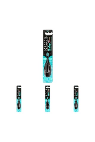 Baby Neon 0-3 Yaş Için Ekstra Yumuşak Diş Fırçası - Asorti 1 Adet 4 Paketi
